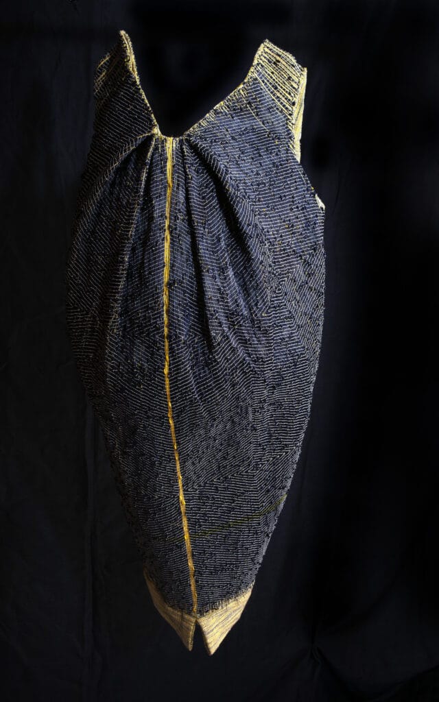 horsehair weaving dress handmade