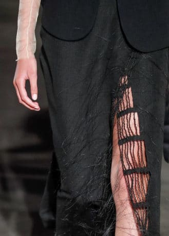 Marianne Kemp - black horsehair skirt