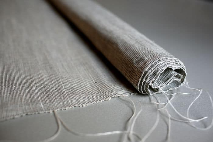rolled fabric