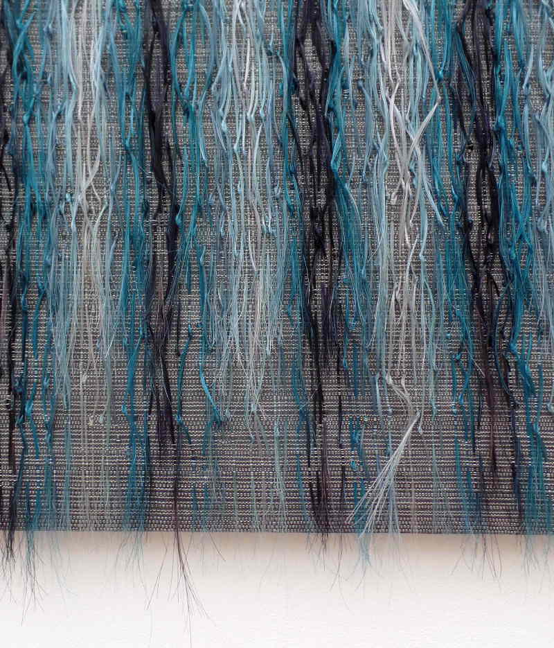 Marianne Kemp - turquoise horsehair weaving