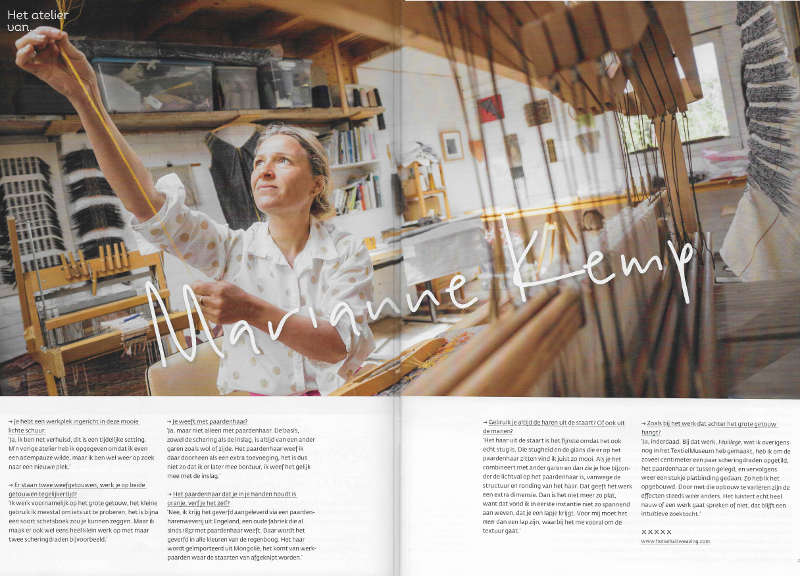 publication marianne in studio