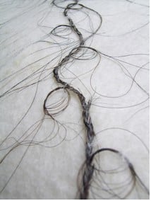 braided horsehair in wool